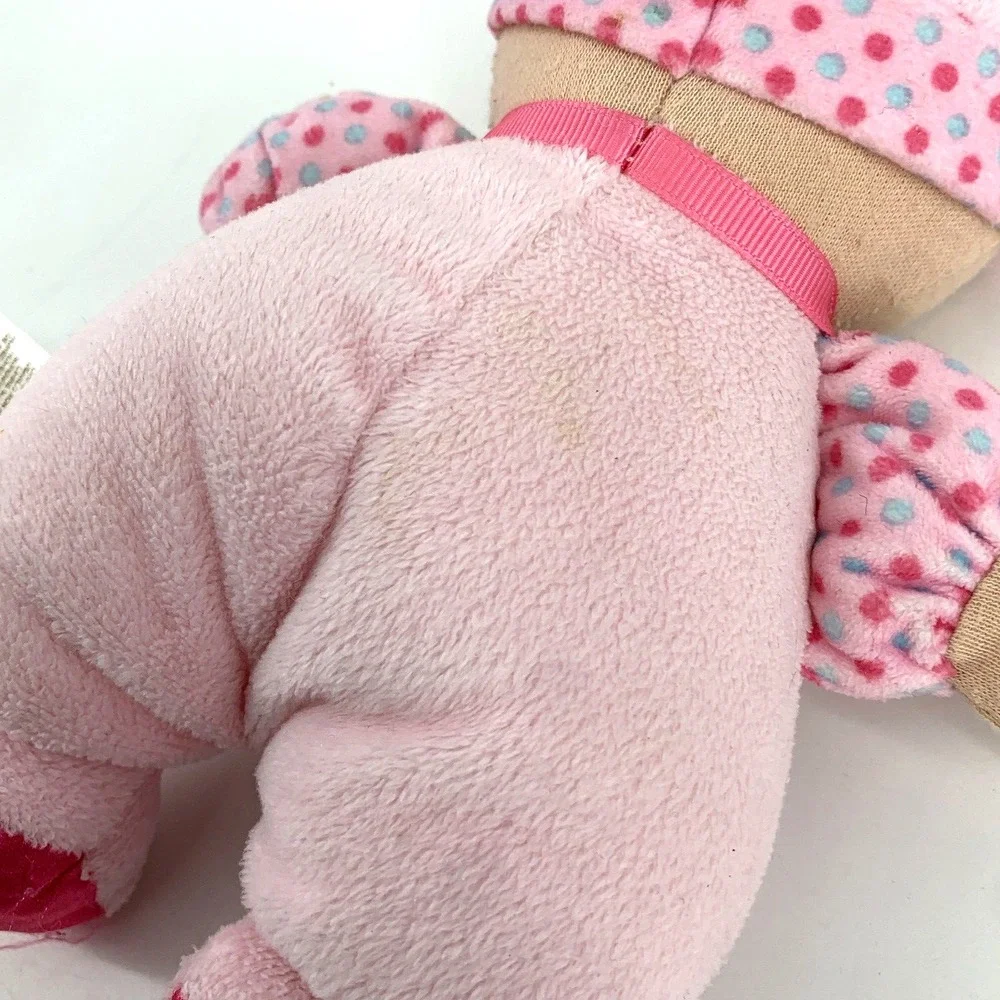 CARTER'S My First Doll BABY GIRL Pink Plush Blue Eyes Rattle Stuffed #‎ 62025